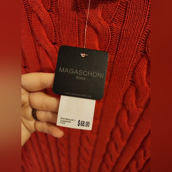 NWT Magaschoni Man Sweater MSRP $68 - Picture 3 of 5